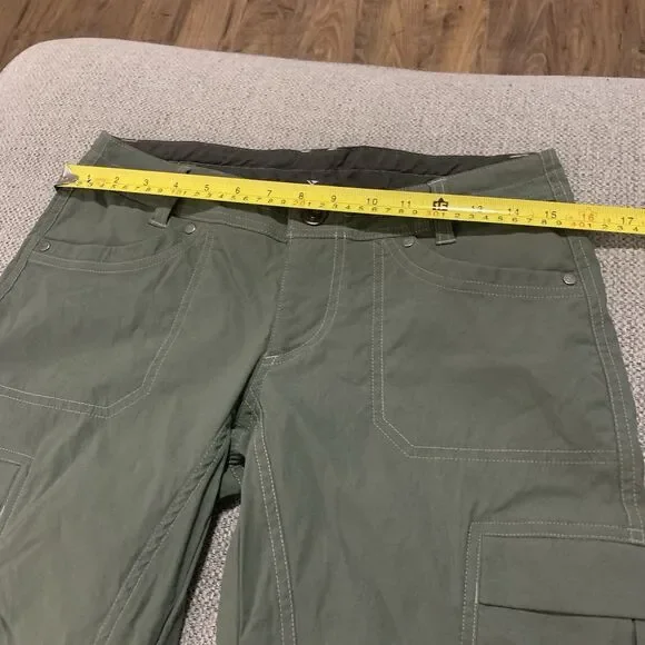 Kuhl FreeFlex Roll Up Pants in Green Retired Style P010720 - 6 Regular - Picture 12 of 14